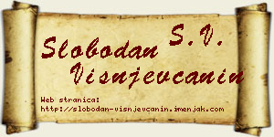Slobodan Višnjevčanin vizit kartica